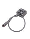 copy of ECOBENE 2x25w LED motorcycle auxiliary lights (PLA8000)