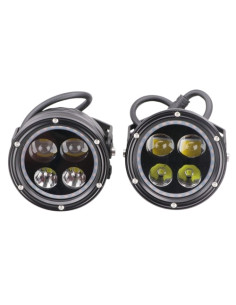 Paire de feux additionnels ECOBENE universel R40 LED 12V80W - Homologué CE