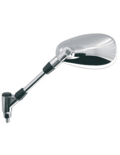 Rétroviseur HERT gauche chromé homologué pour SUZUKI GSX 1300 B-KING 2008-2010 / YAMAHA FZ1 N 2006-2007 / XJR 1300 2007-2013