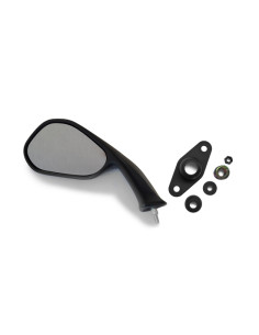 Rétroviseur HERT gauche noir homologué pour APRILIA RS 125 2T / RS 250 / RSV 1000 / SL 1000 FALCO / RS 50 2T