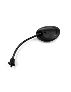 Rétroviseur HERT gauche noir homologué pour PIAGGIO ZIP 50 2T / ZIP 125 4T / ZIP 50 4T / VESPA PX 125 2T