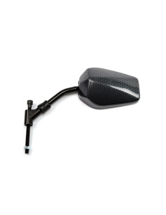 Rétroviseur HERT gauche noir homologué pour PEUGEOT LUDIX 50 2T 2004-2017 / JET FORCE 50 2T 2005-2007 / LUDIX 50 4T 2010-2014
