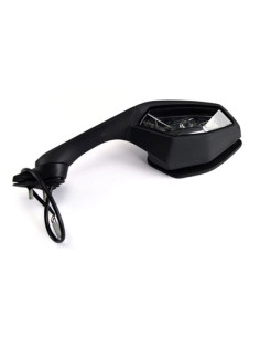 Rétroviseur HERT gauche noir homologué pour YAMAHA YZF-R1 2015-2019