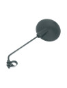 Rétroviseur universel HERT droit ou gauche noir homologué pour cyclomoteur fixation 8 mm