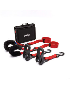 Sangles à cliquet moto lourde ACEBIKES Ratchet Premium Deluxe 900 daN