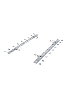 Rails d'arrimage moto à boulonner ACEBIKES Flexi Rail lot de 2