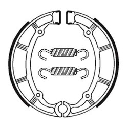 Mâchoires de frein moto organique Tecnium BA065