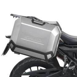 Shad TERRA TR36/TR47 aluminum suitcase kit + 4P brackets (V0DS614P) VOGE 650 DS/DSX