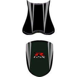 Saddle cover Bagster (2175D) Black/ Steel/Red and White Letters Suzuki GSX-R750 06