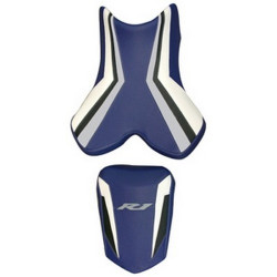 Saddle cover Bagster (2183C) Baltic/White/Black/Letter Grises Claires Yamaha YZF-R1 06