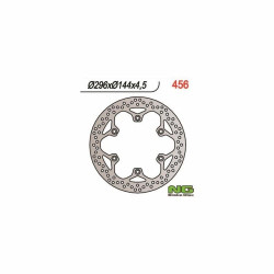 NG motorcycle brake disc (ref. 456)