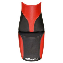 Saddle cover Bagster (2161A) Red/Black/White Letters Suzuki 650 BANDIT 05-06
