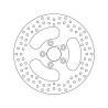 Brembo Oro Series rear brake disc 68B407E0 Harley-Davidson 883 XLH