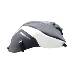 Tapis de réservoir Bagster noir mat/blanc/liseré or (1603LC) Yamaha FZ 8 Fazer
