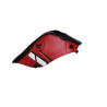 Tapis de réservoir Bagster noir/rouge/deco blanche et noire (1481G) Yamaha XT660 X/XT660 R