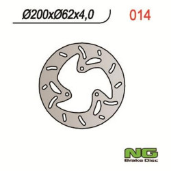 Fixed NG motorcycle brake disc 220mm (ref. 14)
