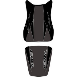 Saddle cover Bagster (2187F) Black/Black Matt/White Letters Honda CBR600RR 08-11