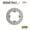 Fixed NG motorcycle brake disc 220mm (ref. 44)
