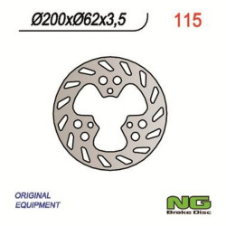 Disque de frein moto NG fixe 200mm (réf. 115)