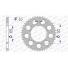 Couronne alu AFAM 47 dents pas 520 type 93323 GAS-GAS 250 Pampera
