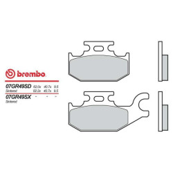 Plaquettes de frein sinter racing BREMBO 07GR49SX