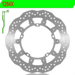 Front left brake disc NG 1284X SPEED TRIPLE 08-10
