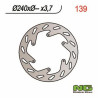 Disque de frein moto NG fixe 240mm (réf. 139)
