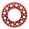 Couronne Renthal anti-boue rouge 51 dents Honda CR125/250, CRF250/450R