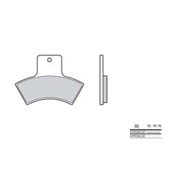 Plaquettes de frein sinter BREMBO 07PO04SD