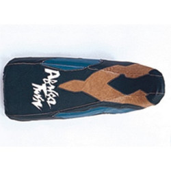 Saddle cover Bagster (2076M) Green Fonce/Eucalyptus/Havane/White Letters Honda AFRICA TWIN XRV750 95/1996