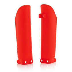 Acerbis KTM SX65 fluorescent orange fork protectors (0016363.014)