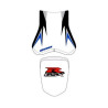 Housse de selle Bagster (2201F) Blanc/Noir/Gris Suzuki GSX600R 08