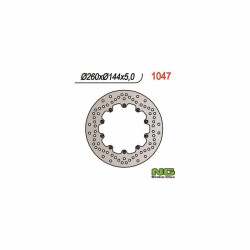 NG motorcycle brake disc (ref. 1047)