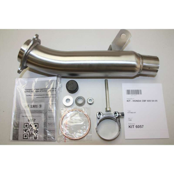 Silencieux homologué Ixil SOVE inox (OH6057VSE) Honda CBF600