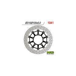 NG motorcycle brake disc (ref. 1041)