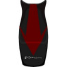 Saddle cover Bagster Bordeaux Clair/Noir/Letters Suzuki V-Strom 1000 06