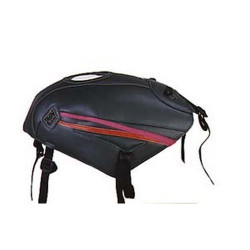 Tapis de réservoir Bagster vert foret/bande fuchsia (1207F) Yamaha TDM850