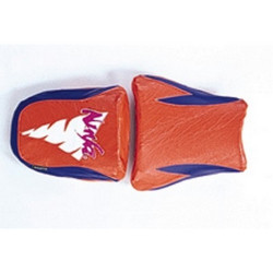 Saddle cover Bagster (2034G) Violet Fonce/Orange/Blanc/Letters Fuchsia Kawasaki ZX9 R NINJA 97