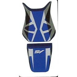 Saddle cover Bagster (2167G) Baltic/Gris Clair/Letters Grises Claires Suzuki SV1000 N 03/SV1000 N/S 04-07 -SV650/S 03-05