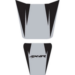 Saddle cover Bagster (2141F) Grey Clair/Black/Black Letters Kawasaki ZX6 R/RR 04
