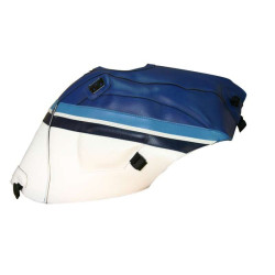 Tapis de réservoir Bagster bleu fonce/pointe blanche et gitane (1478L) Suzuki GSX600 R