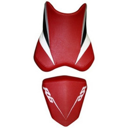 Saddle cover Bagster (2172F) Red/White/Black/White Letters Yamaha YZF-R6 07