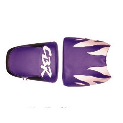 Saddle cover Bagster (2052J) Violet Fonce/Rouge/Blanc/Letters Blanche Honda CBR900 98