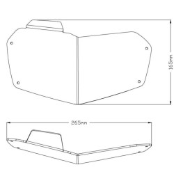 Headlight cover Puig 3594W BMW F850GS ADVENTURE 2