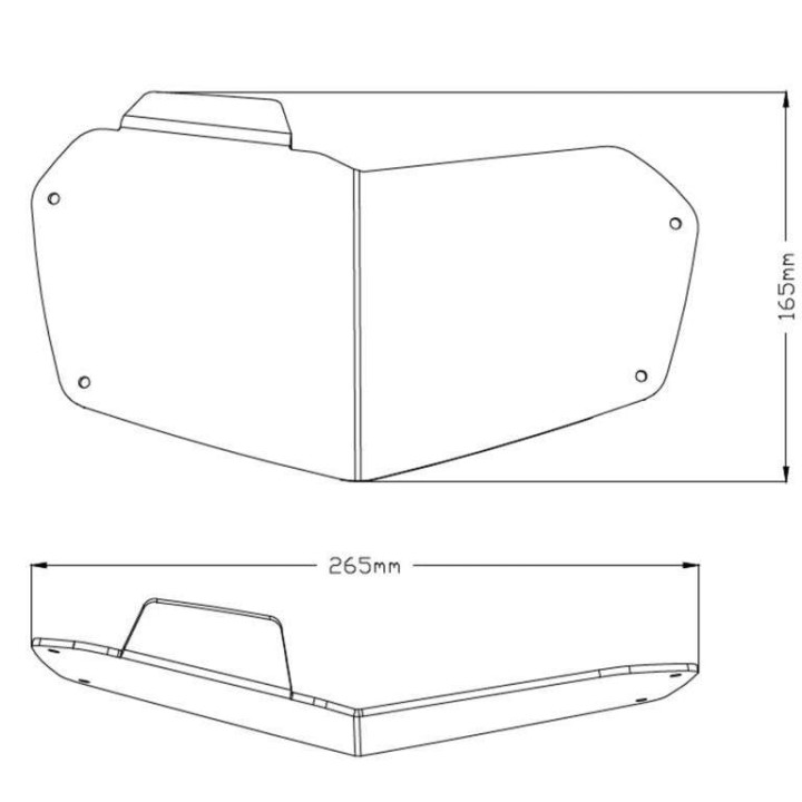 Headlight cover Puig 3594W BMW F850GS ADVENTURE