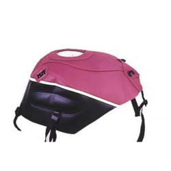 Tapis de réservoir Bagster fuchsia/noir/bande blanche (1208G) Honda CBR600F2