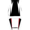 Saddle cover Bagster (2187M) Black/White/Black Letters Honda CBR600RR 10