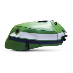 Tapis de réservoir Bagster gazon/bandes bleu de chine et blanches (1337AA) Kawasaki ZRX1200
