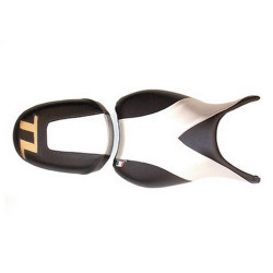 Saddle cover Bagster (2079G) Black/Sold/Letters Gold Suzuki TL1000 S 99