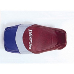 Housse de selle Bagster (2016C) Bordeaux Clair/Bleu Argent/Vilolet Fonce/Lettres V Yamaha XJ900 DIVERSION 95-96